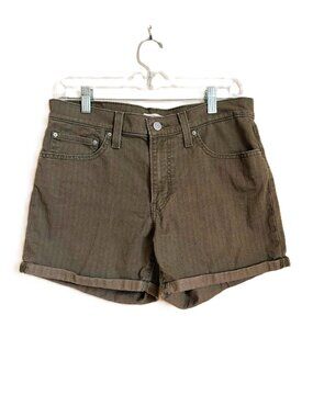 Levi’s Mid-Length Shorts – Olive Green – Women’s Size 30